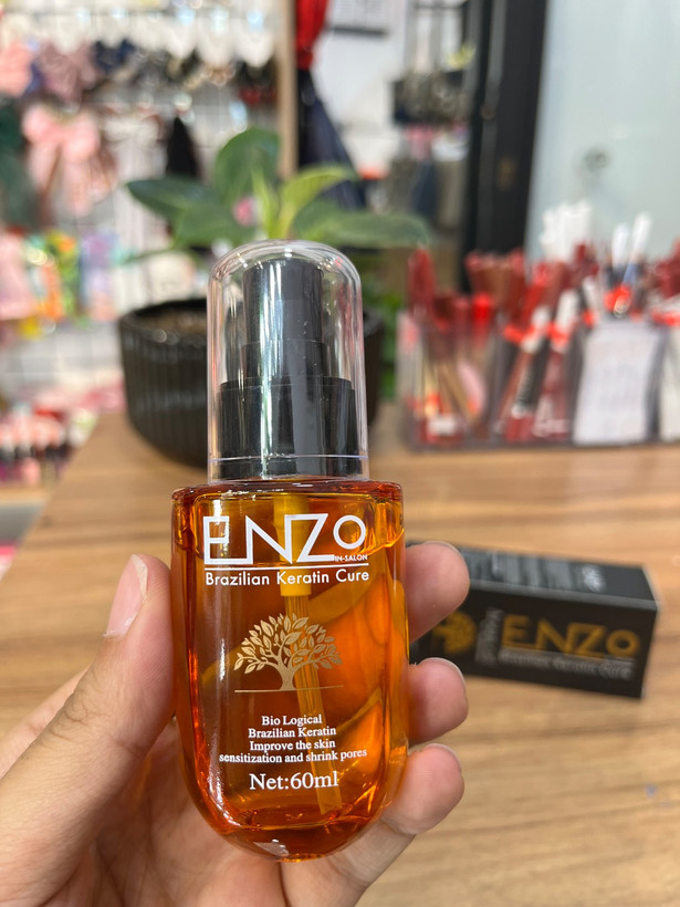 روغن آرگان حاوی کراتین برزیلی انزو Enzo