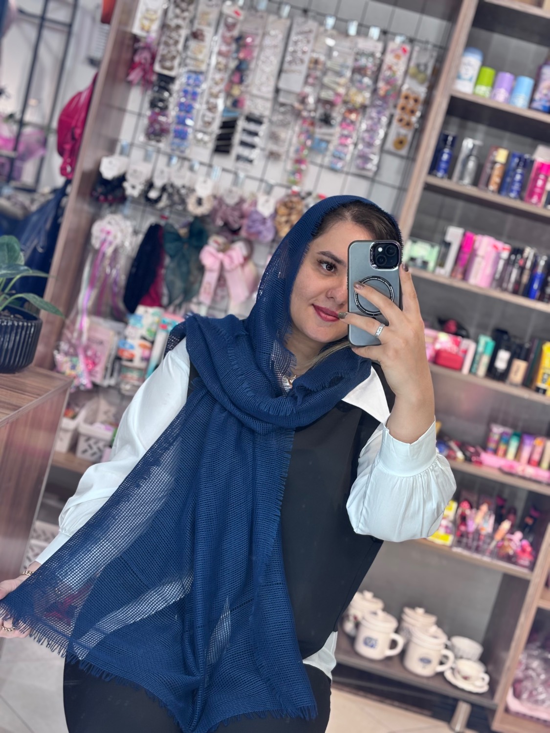 شال حصیری وارداتی ساده